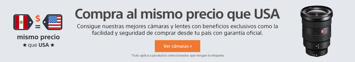 Compra en Perú al mismo precio de U.S.A. con garantía local